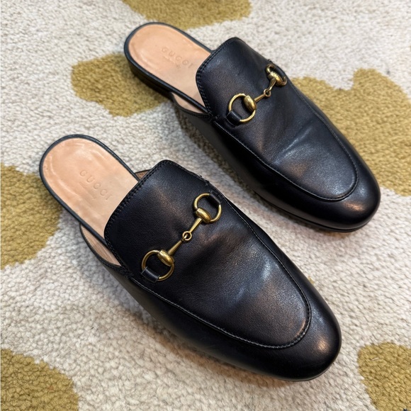 Gucci Black Leather Loafers - Picture 3 of 5